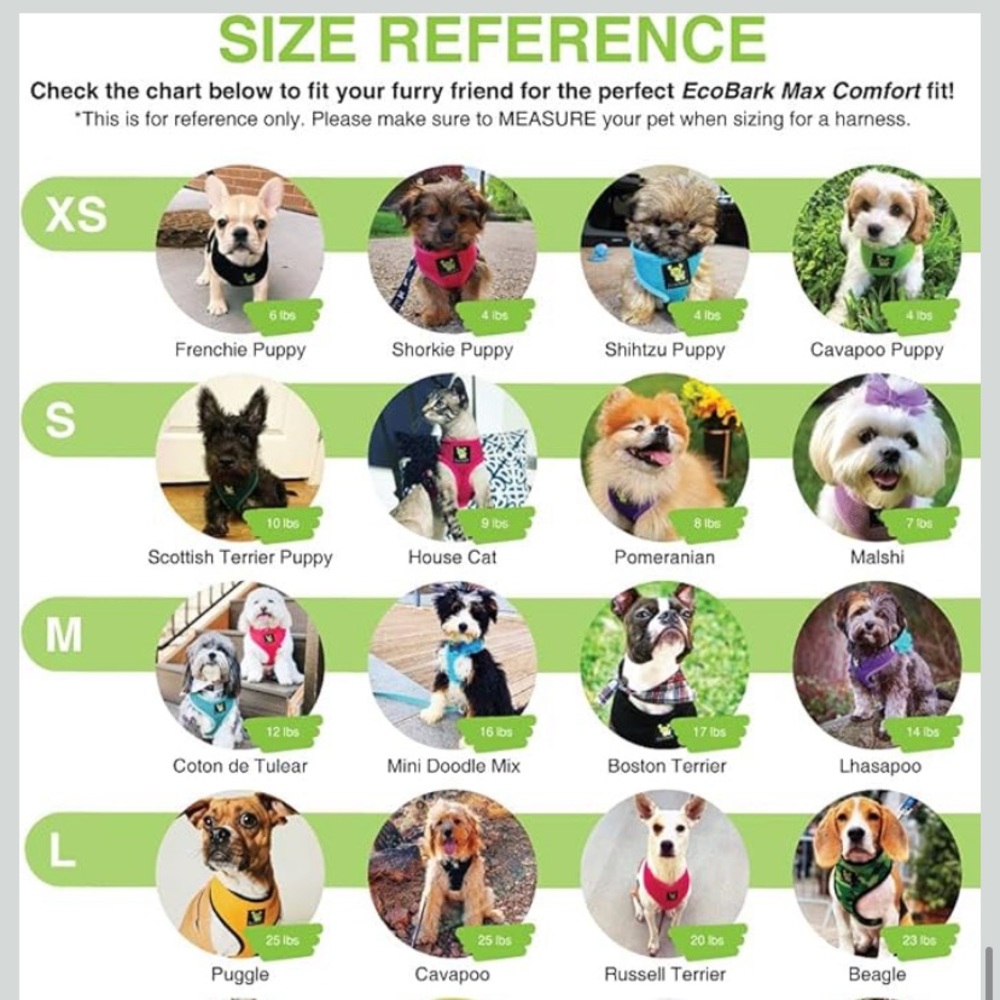 EcoBark Pink Dog Harness - M - Picture 3 of 7